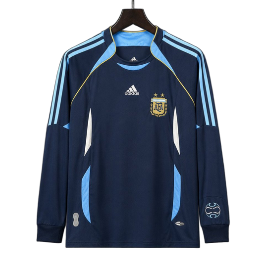 Argentina 2006 Away Jersey – Long Sleeve – Retro Version