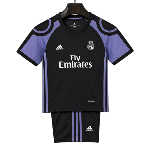 Real Madrid 2016/17 Third Kids Kit – Retro Version