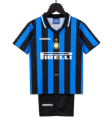 Inter Milan 1997/98 Home Kids Kit – Retro Version