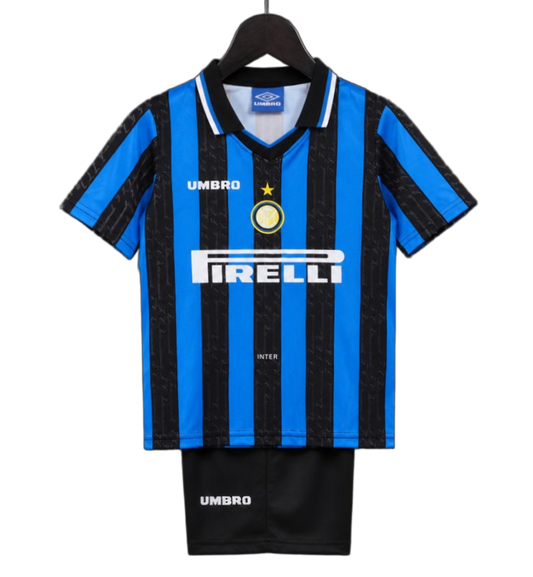 Inter Milan 1997/98 Home Kids Kit – Retro Version