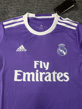 Real Madrid 2016/17 Away Kids Kit – Long Sleeve – Retro Version