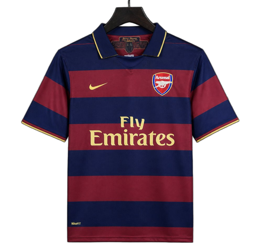 Arsenal 2007/08 Third Jersey – Retro Version – Blue