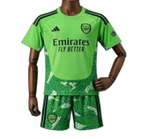 Arsenal 2026/27 Goalkeeper Kids Kit – Green