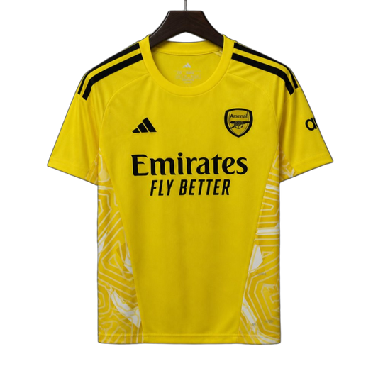 Arsenal 2026/27 Goalkeeper Jersey – White/Yellow