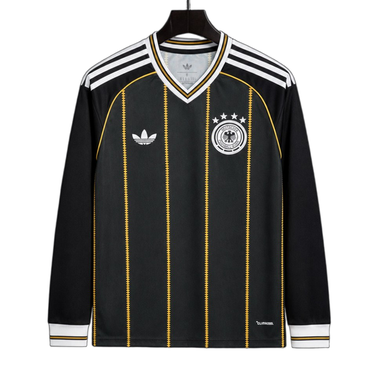 Germany 2026 Away Jersey – Long Sleeve – Black/Gold
