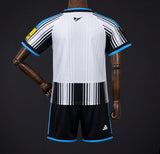 Newcastle United 2026/27 Home Jersey – Kids – White/Black – Shorts Set