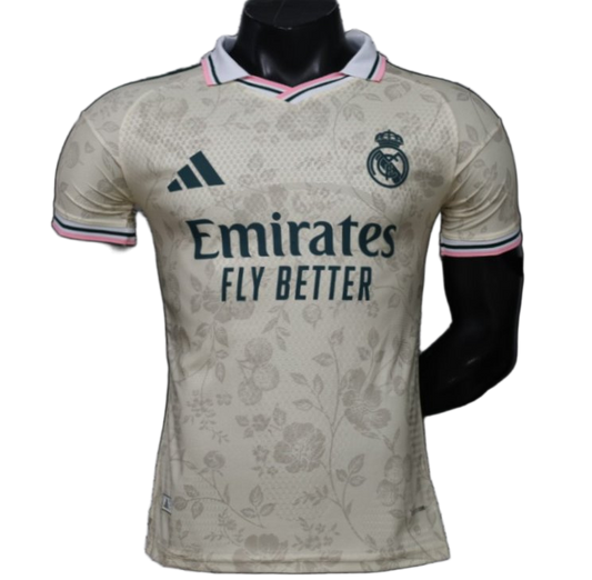 Real Madrid 2026/27 Jersey – Player Version – Special Edition – Beige