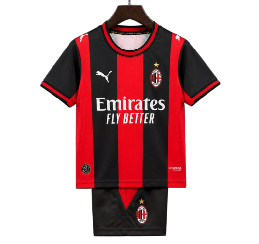 AC Milan 2026/27 Home Kids Kit – Player Version