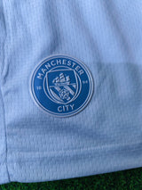 Manchester City 2026/27 Home Kids Kit – Player Version