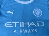Manchester City 2026/27 Home Kids Kit – Player Version