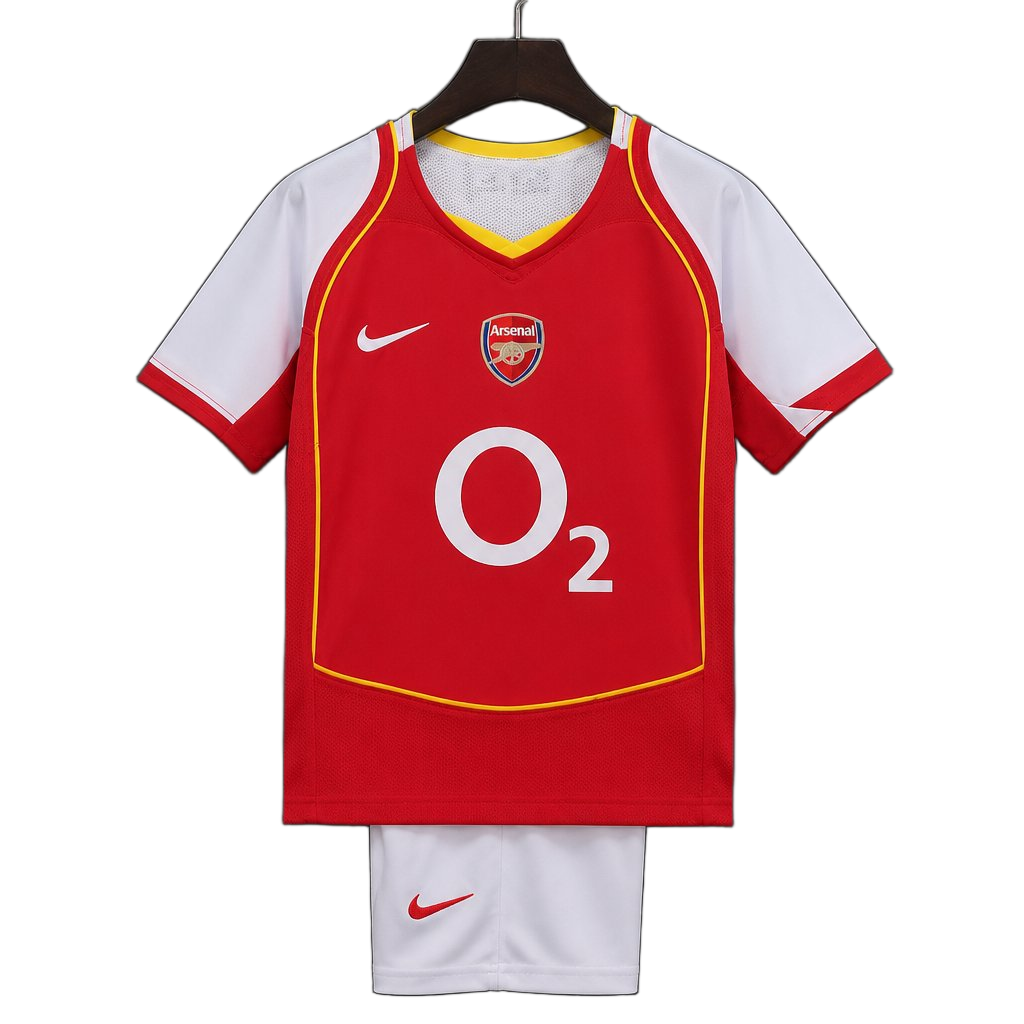 Arsenal 2004/05 Home Kids Kit – Retro Version