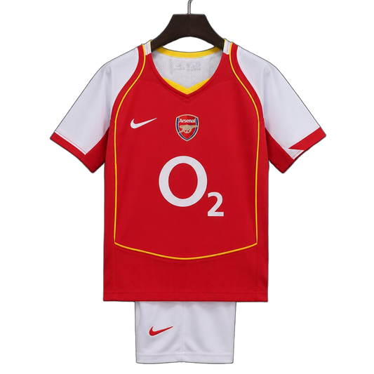 Arsenal 2004/05 Home Kids Kit – Retro Version