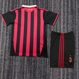AC Milan 2009/10 Home Kids Kit – Retro Version