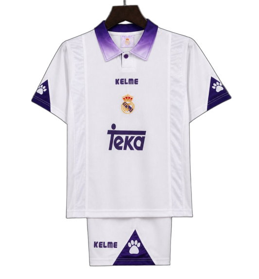 Real Madrid 1997/98 Home Kids Kit – Retro Version