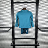 Real Madrid 2017/18 Third Kids Kit – Long Sleeve – Retro Version