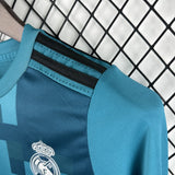 Real Madrid 2017/18 Third Kids Kit – Long Sleeve – Retro Version