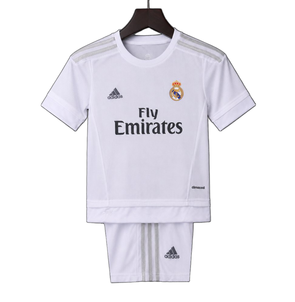 Real Madrid 2015/16 Home Kids Kit – Retro Version