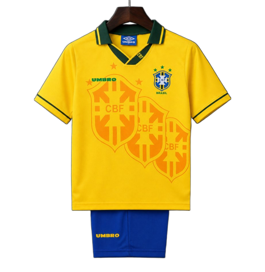 Brazil 1994 Home Kids Kit – Retro Version