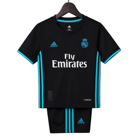 Real Madrid 2017/18 Away Kids Kit – Retro Version