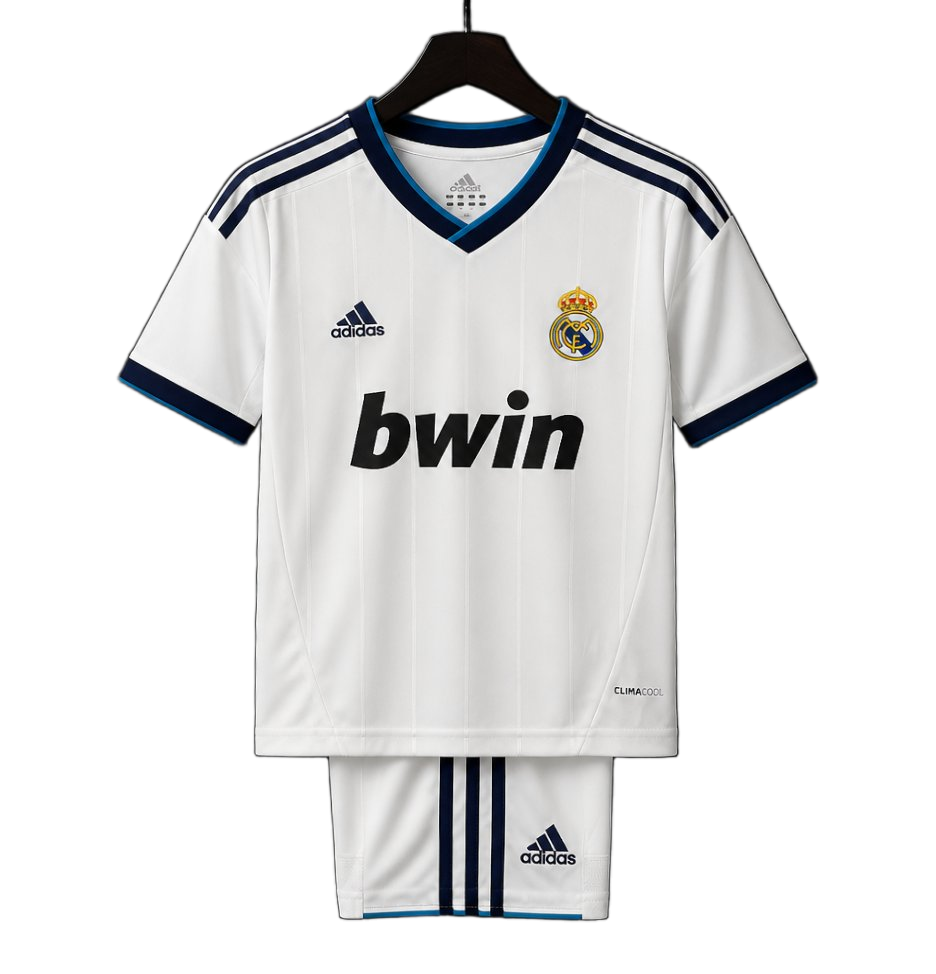 Real Madrid 2012/13 Home Kids Kit – Retro Version