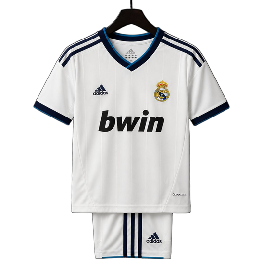 Real Madrid 2012/13 Home Kids Kit – Retro Version