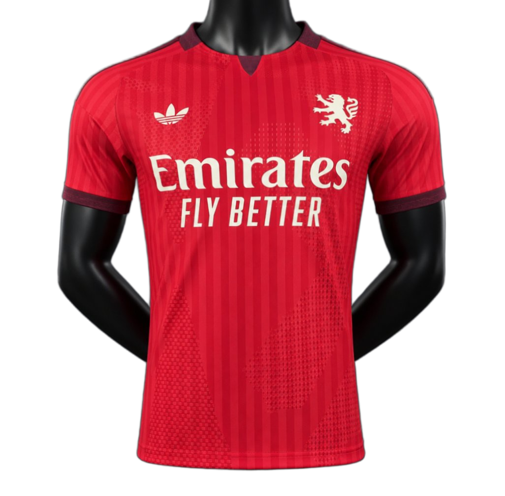Olympique Lyonnais 2026/27 Away Jersey – Player Version – Red