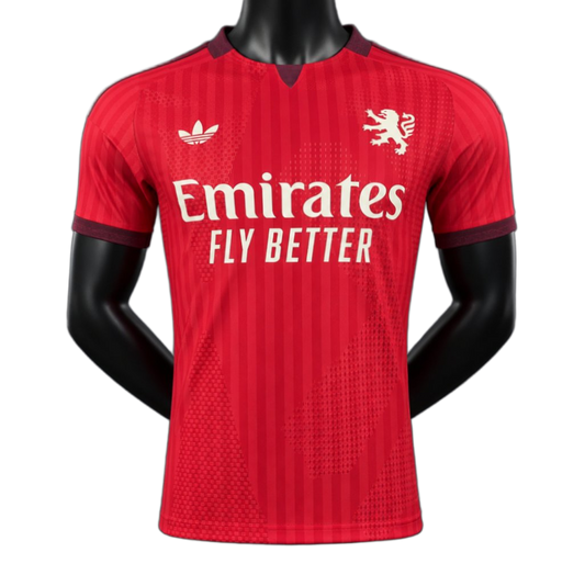 Olympique Lyonnais 2026/27 Away Jersey – Player Version – Red