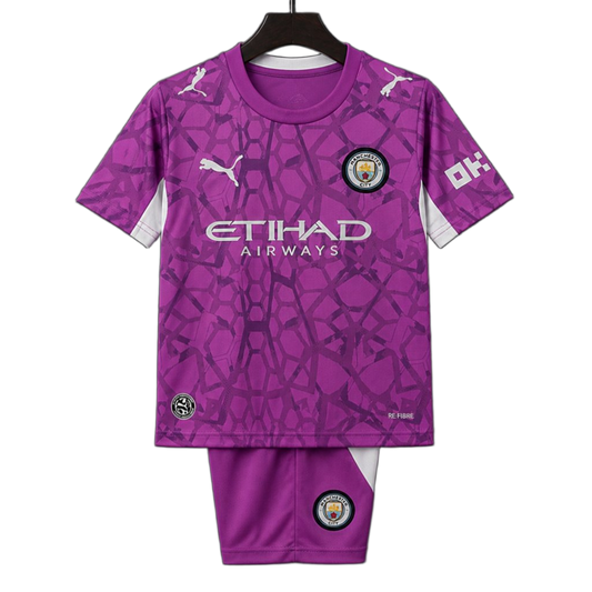 Manchester City 2026/27 Goalkeeper Kids Kit