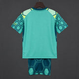 Manchester City 2026/27 Goalkeeper Kids Kit – Blue/Green