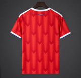 Chile 2026 Home Jersey – Red/White Geometric