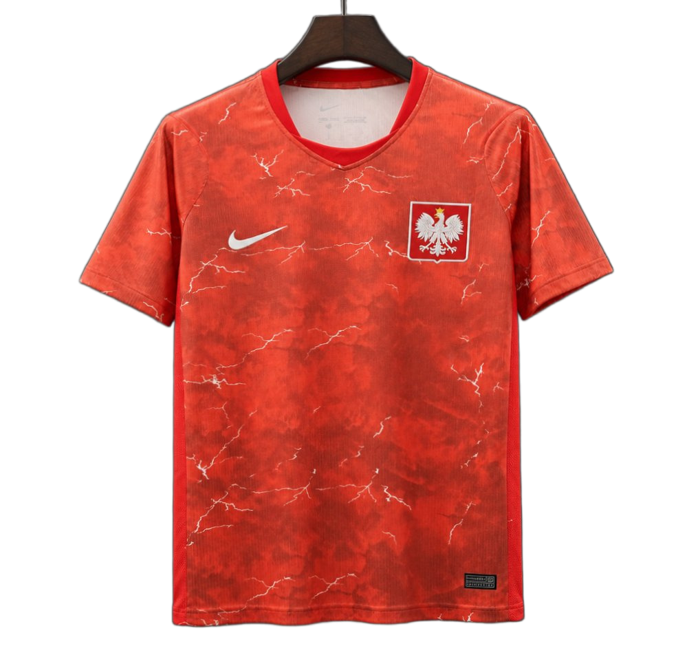Poland 2026 Away Jersey – Red – Vibrant