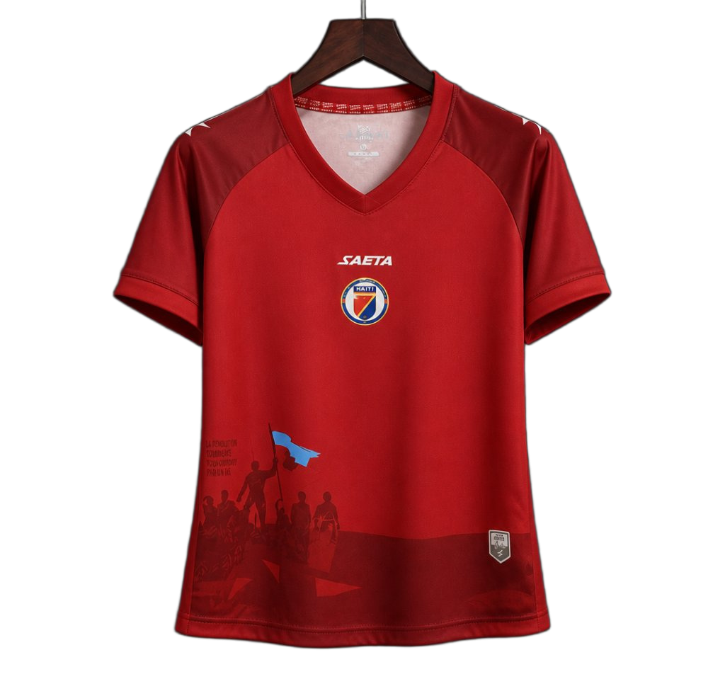 Haiti 2026 Third Jersey – Women's – Red