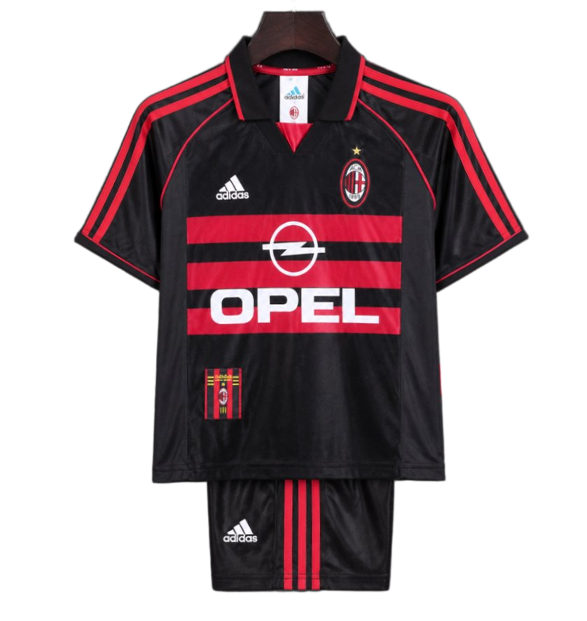AC Milan 1998/99 Third Kids Kit – Retro Version