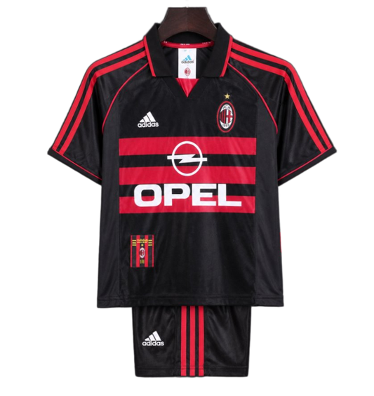 AC Milan 1998/99 Third Kids Kit – Retro Version