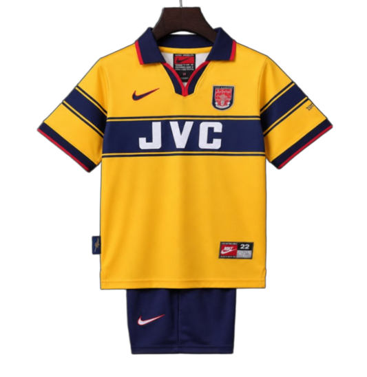 Arsenal 1997/99 Away Kids Kit – Retro Version