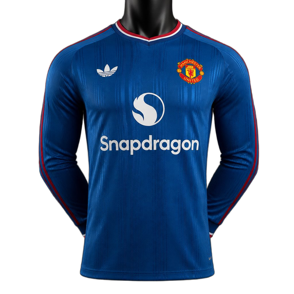 Manchester United 2026/27 Away Jersey – Player Version – Long Sleeve