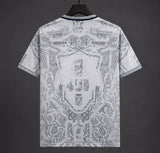 Portugal 2026 Jersey – Special Edition – White/Grey – Azulejo Tile Floral Tapestry Pattern