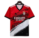 Benfica 2026/27 Jersey – Special Edition – White/Black/Red – Sl Brushstroke Graphic
