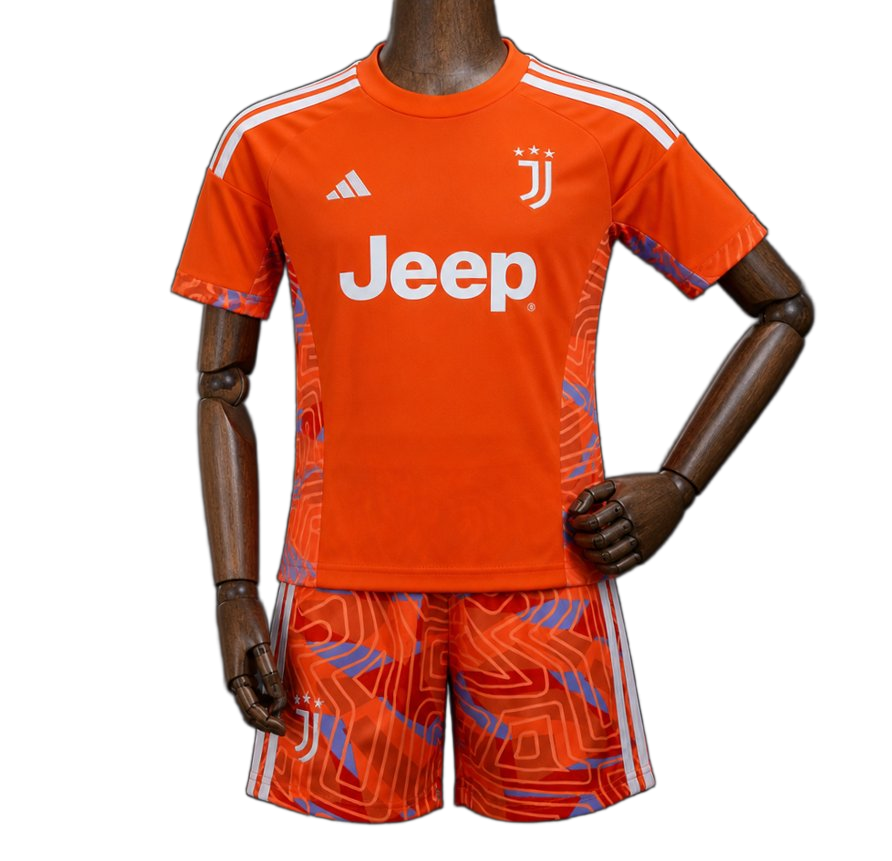 Juventus 2026/27 Goalkeeper Kids Kit – Orange