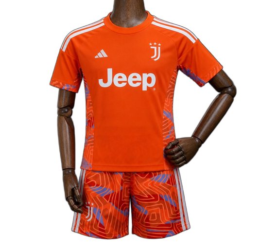 Juventus 2026/27 Goalkeeper Kids Kit – Orange