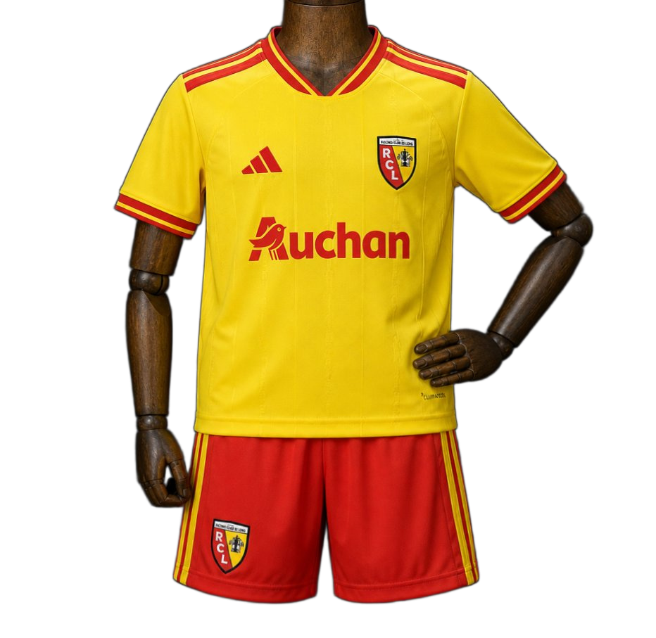 RC Lens 2026/27 Home Jersey – Red/Yellow – Stripe