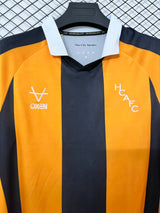 Hull City 2026/27 Home Jersey – Wide Amber/Black Stripes
