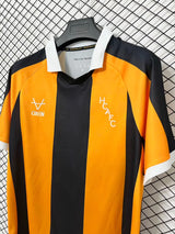 Hull City 2026/27 Home Jersey – Wide Amber/Black Stripes
