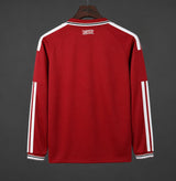 Manchester United 2026/27 Home Jersey – Long Sleeve – White/Red