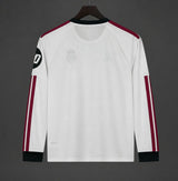 Real Madrid 2026/27 Home Jersey – Long Sleeve – White/Burgundy