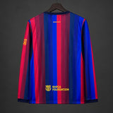 FC Barcelona 2026/27 Home Jersey – Long Sleeve – Red/Blue