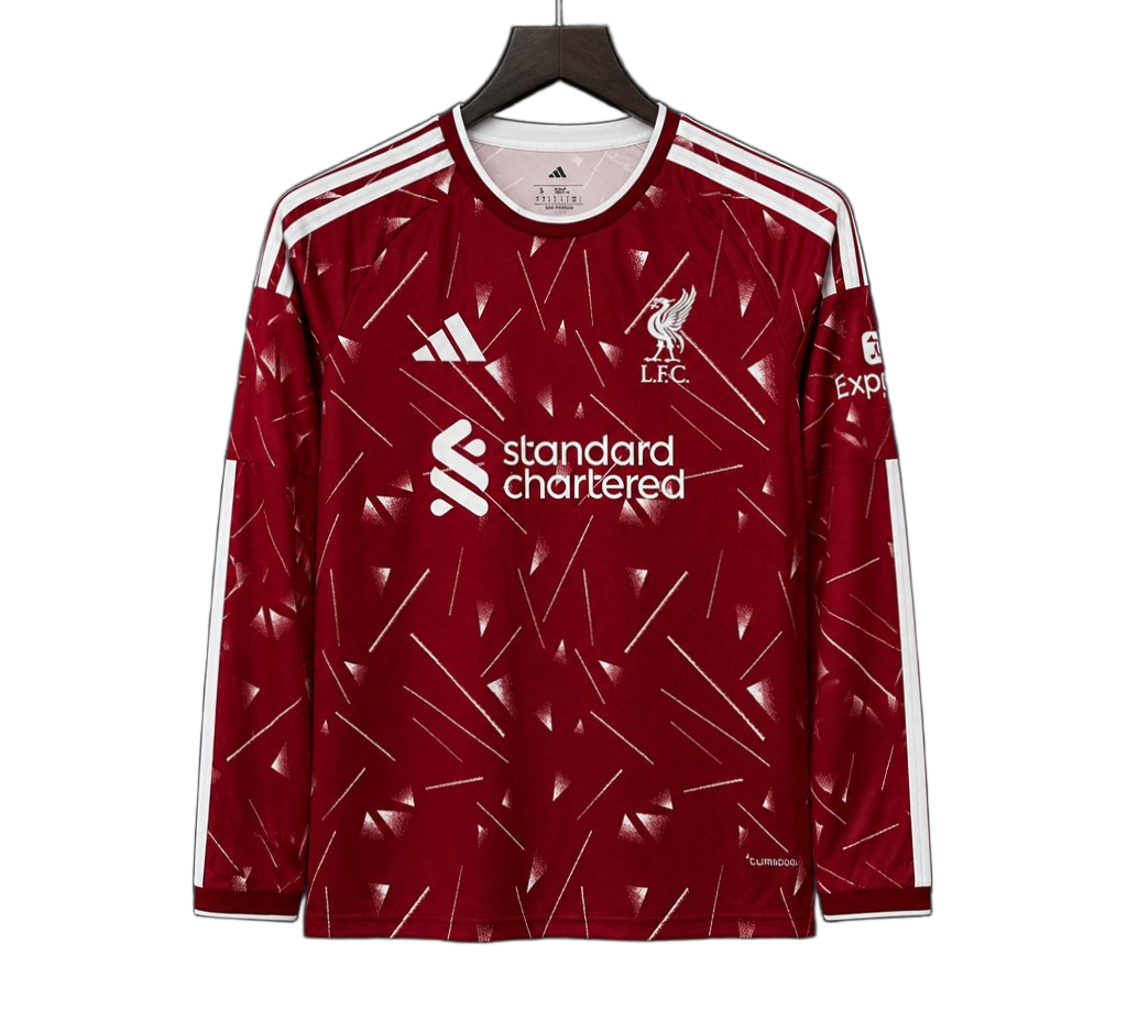 Liverpool 2026/27 Home Jersey – Long Sleeve – Red