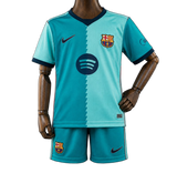 FC Barcelona 2026/27 Third Kids Kit – Teal