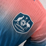 Australia 2026 Away Jersey – Player Version – Blue/Pink – To Gradient