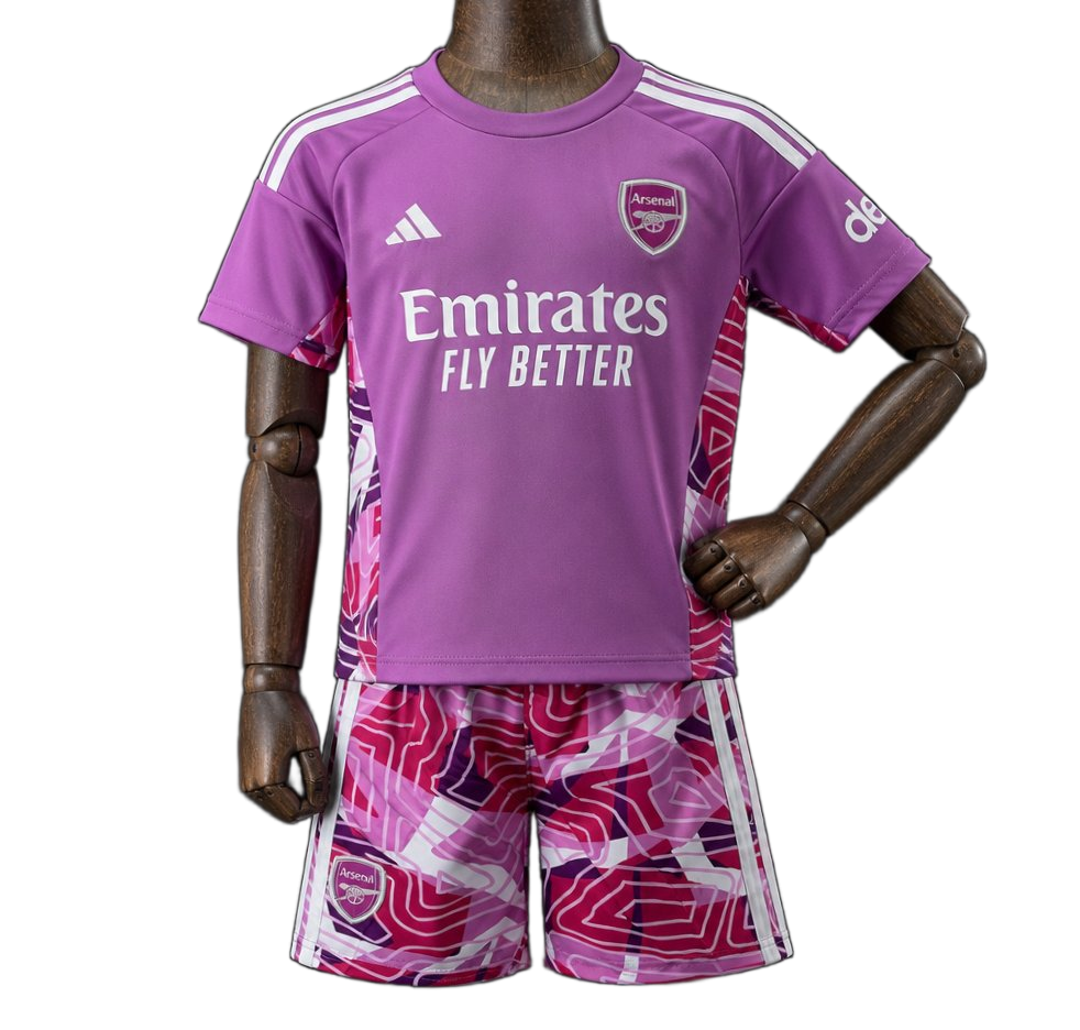 Arsenal 2026/27 Goalkeeper Kids Kit – Purple